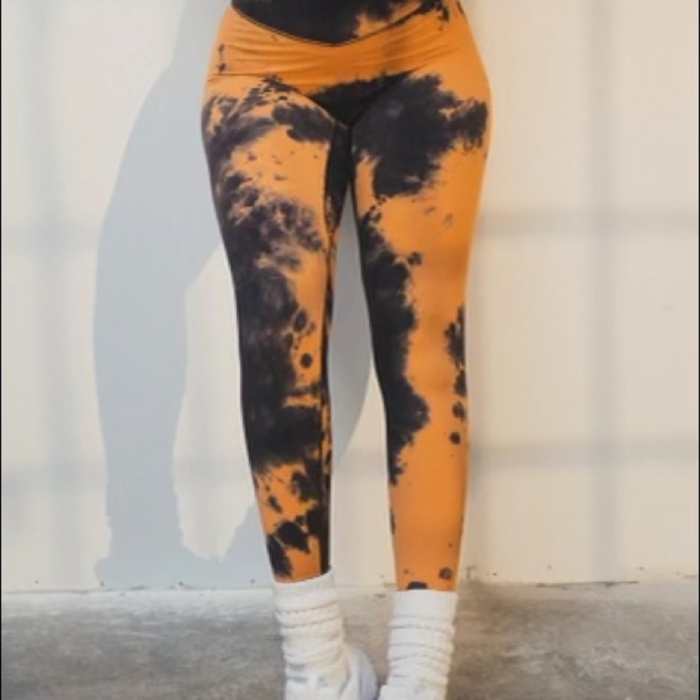 Balance Athletica Womens Acid Rain Leggings Size Medium